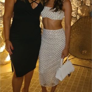 Camila Coelho Enrico Skirt & Picos Crop Top Skirt Set (XS)